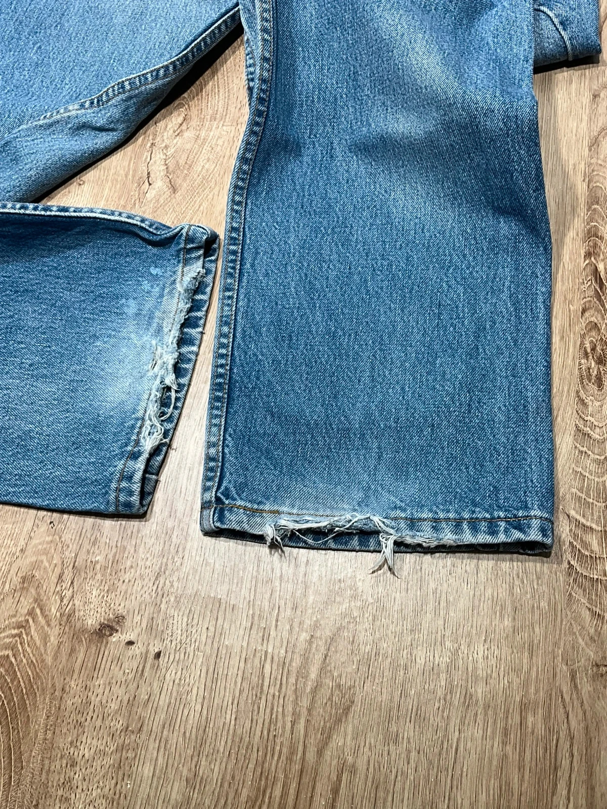 Jean Levi's 505 Coupe Regular W38 L34 Vintage 100% Coton Bleu DélavéLvh 245 – photo 9